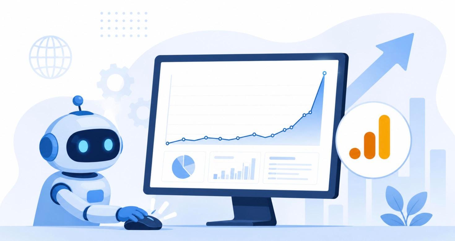 Traffic bot là gì - minh họa bot click ảo trên Google Analytics