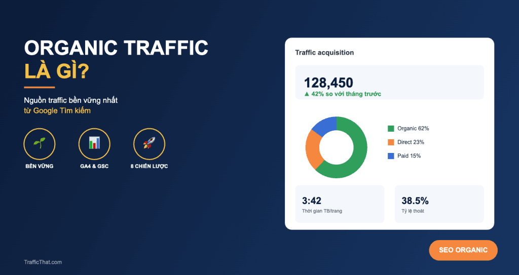 Organic Traffic Là Gì? 8 Cách Tăng Traffic Tự Nhiên