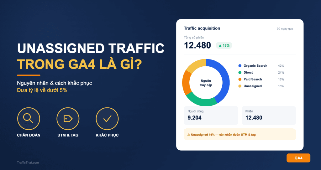 Unassigned Traffic Trong GA4 Là Gì? Nguyên Nhân Và Cách Khắc Phục (2026)