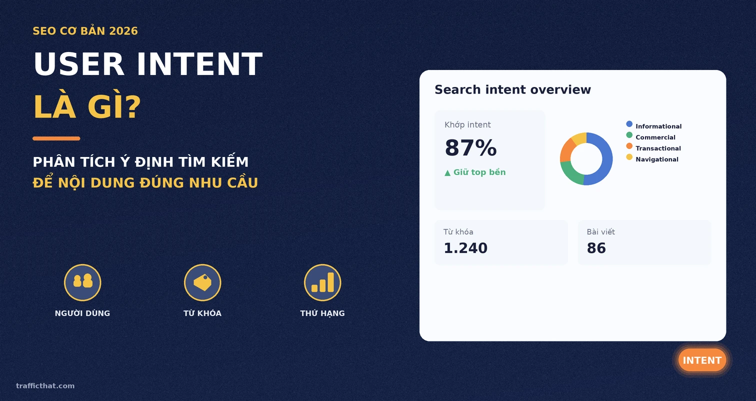 User intent là gì User intent là gì – tổng quan ý định tìm kiếm và tỷ lệ khớp intent