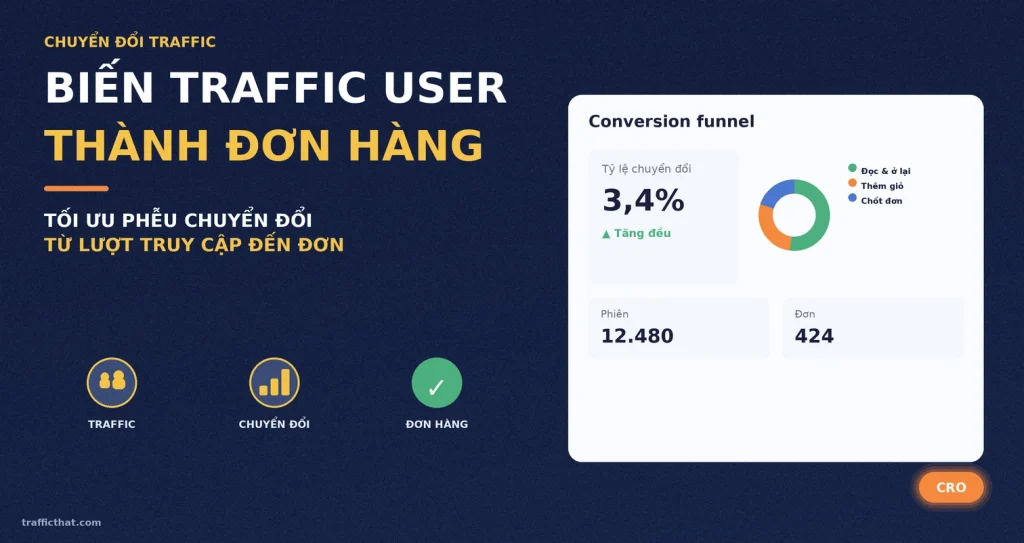 Biến Traffic User Thành Đơn Hàng: Hướng Dẫn Tối Ưu Phễu Chuyển Đổi (2026)