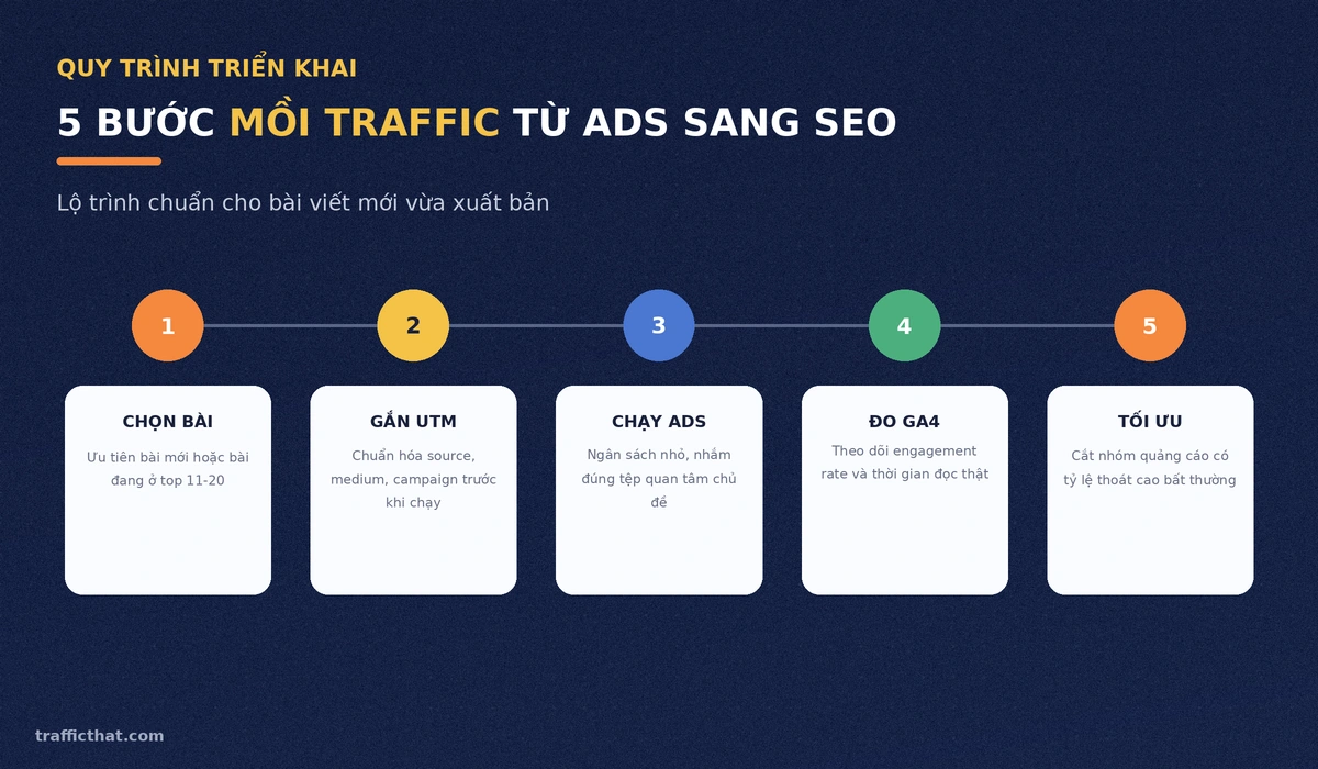 5 bước mồi traffic từ Facebook Ads sang SEO