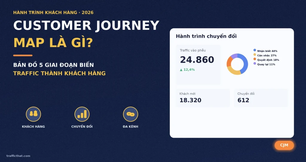 Customer Journey Map Là Gì? Ứng Dụng Tối Ưu Traffic Thành Khách Hàng (2026)