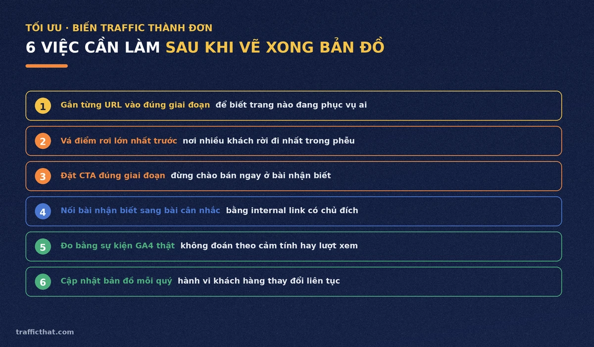 6 việc cần làm sau khi vẽ xong customer journey map 6 việc cần làm sau khi vẽ xong customer journey map để tăng chuyển đổi