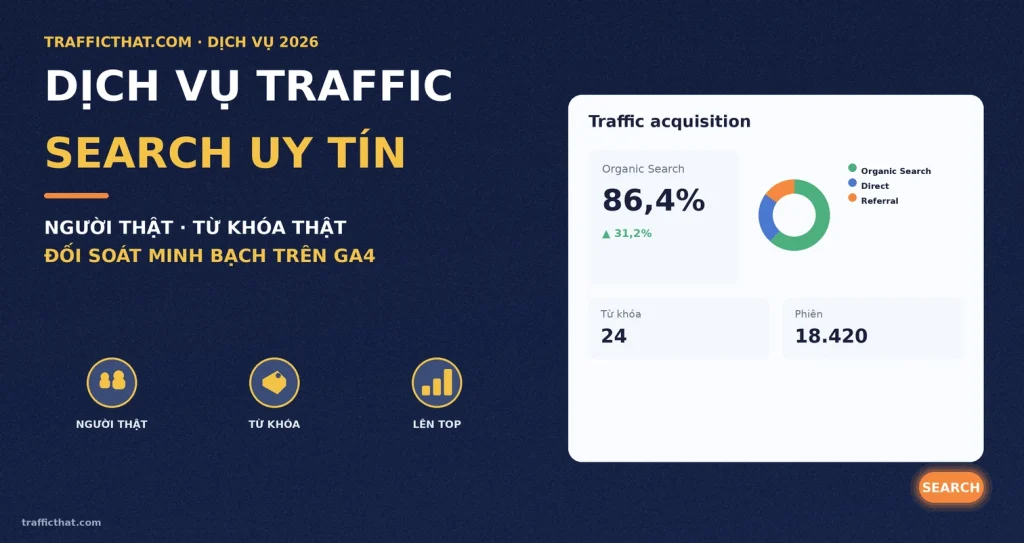 Dịch Vụ Traffic Search Google Uy Tín Nhất Việt Nam – TrafficThat.com (2026)