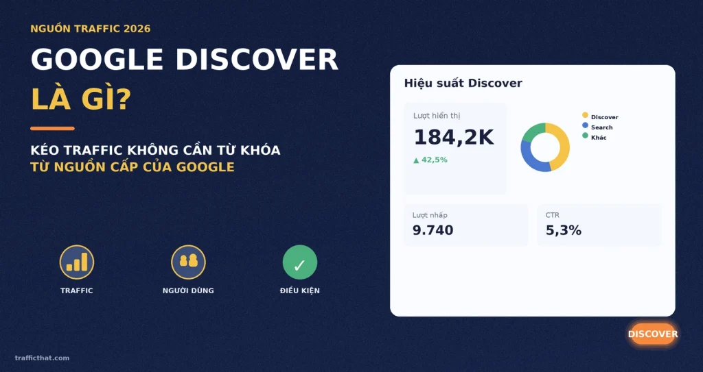 Google Discover Là Gì? Cách Tối Ưu Kéo Traffic Từ Google Discover (2026)
