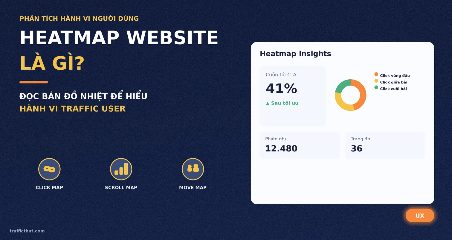 Heatmap website là gì Heatmap website là gì - bản đồ nhiệt phân tích hành vi traffic user trên trang
