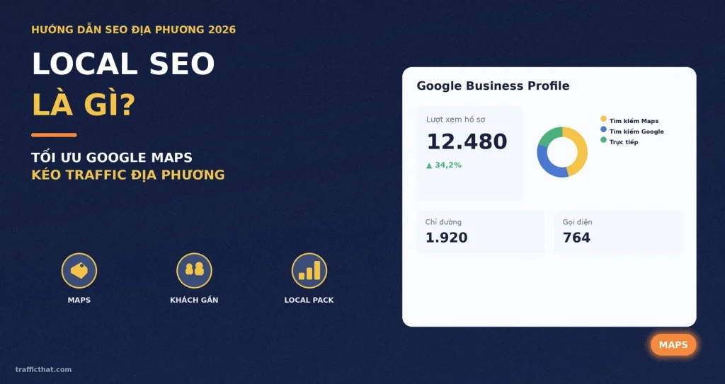 Local SEO Là Gì? Hướng Dẫn Tối Ưu Google Maps Kéo Traffic Địa Phương (2026)