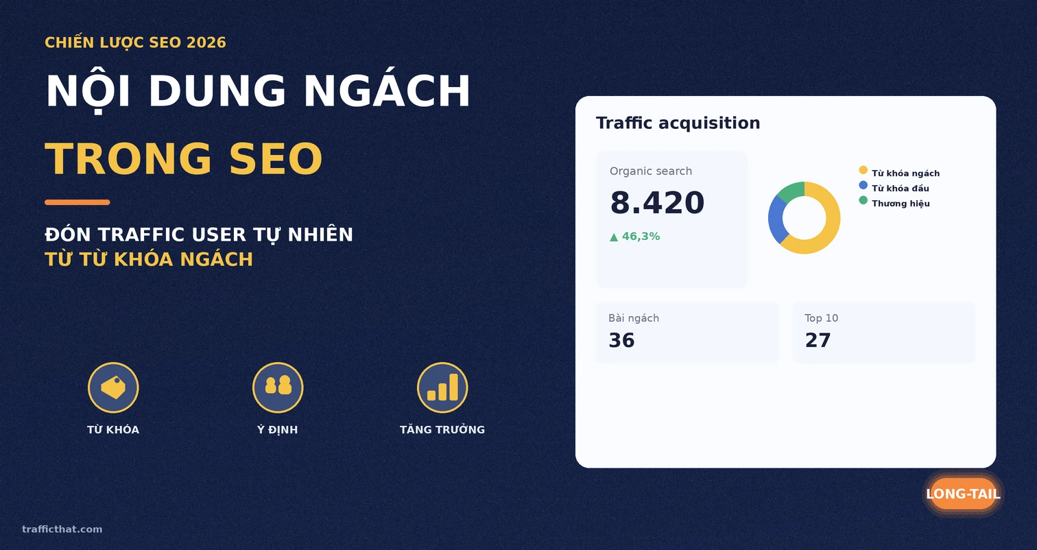 Nội dung ngách trong SEO Nội dung ngách trong SEO: đón traffic user tự nhiên từ từ khóa ngách