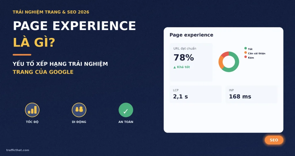 Page Experience Là Gì? Yếu Tố Xếp Hạng Trải Nghiệm Trang Của Google (2026)