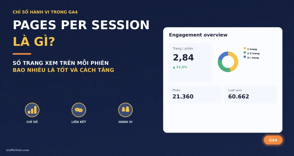 Pages Per Session Là Gì? Bao Nhiêu Là Tốt Và Cách Tăng Số Trang Mỗi Phiên (2026)
