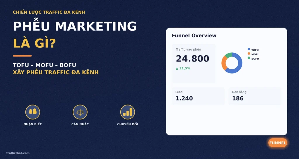 Phễu Marketing Là Gì? Cách Xây Dựng Phễu Traffic Đa Kênh (2026)