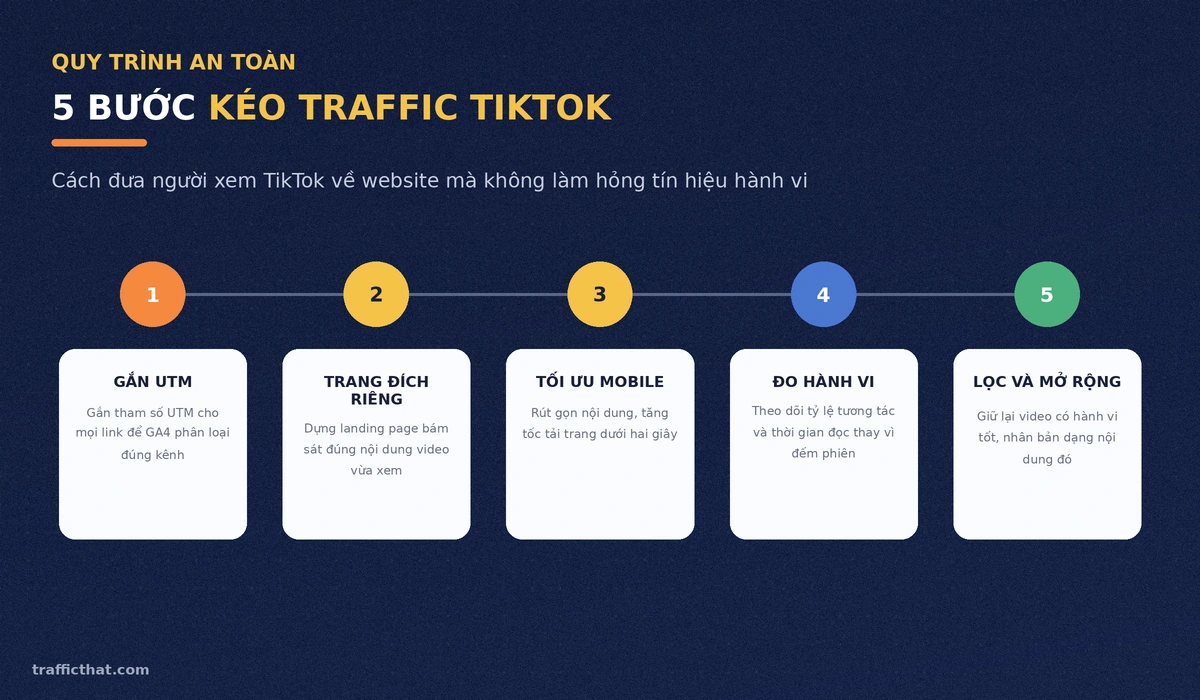 5 bước kéo traffic TikTok về website