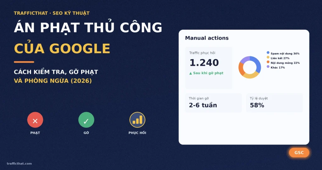 Án Phạt Thủ Công (Manual Action) Của Google Là Gì? Cách Kiểm Tra Và Gỡ Phạt (2026)