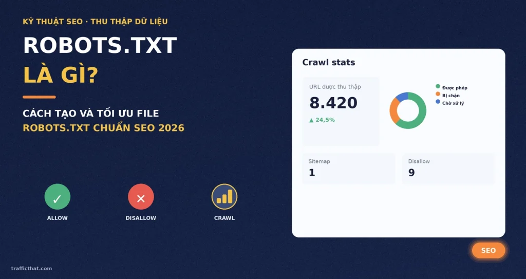 Robots.txt Là Gì? Cách Tạo Và Tối Ưu File Robots.txt Chuẩn SEO (2026)