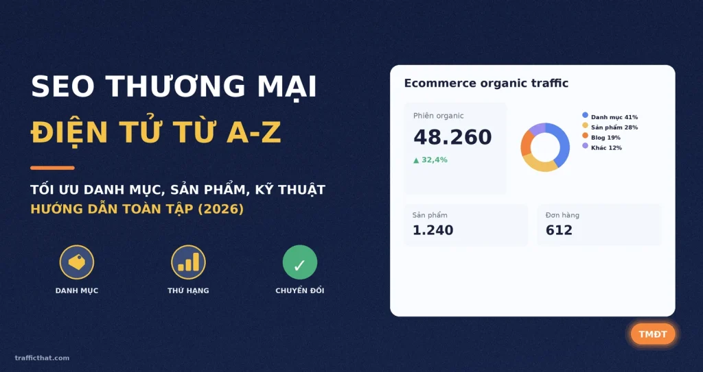 SEO Cho Website Thương Mại Điện Tử: Hướng Dẫn Tối Ưu E-commerce Từ A-Z (2026)