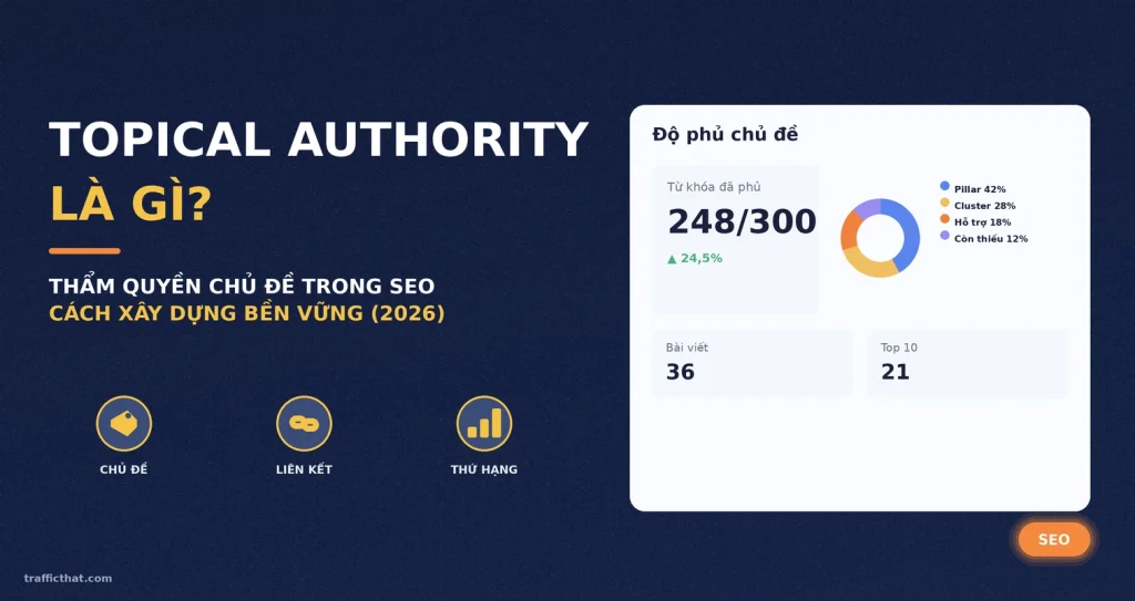 Topical Authority Là Gì? Cách Xây Dựng Thẩm Quyền Chủ Đề Lên Top Bền Vững (2026)